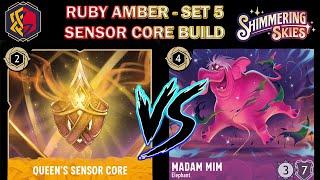 🟡 RUBY AMBER - QUEEN SENSOR CORE COULD BE STRONG THIS META - Disney Lorcana Set 5 Gameplay