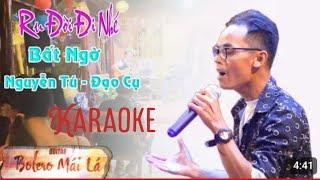 Karaoke Ru Đời Đi Nhé Nguyễn Tú Bolero Mái lá #karaoke