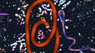 SLITHER.IO GAMEPLAY WITH BOTS || OP-BOTS.COM