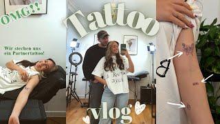 TATTOO VLOG  I Ich bekomme NEUE TATTOOS ( Partnertattoo, Bedeutung) I SeeByChristine