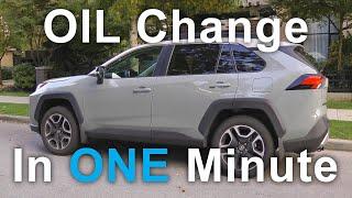 Toyota RAV4 (2019-2024): Oil Change In ONE Minute!