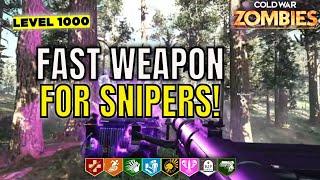 FASTEST WEAPON XP/CAMO For Snipers! Cold War Zombies