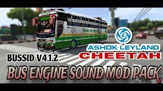 HRTC Ashok Leyland Cheetah Bus Engine Sound Mod Pack for BUSSID v4.1.2 | Experience Realistic Audio!