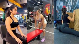 Top Girls workout Cute and beautiful girls doing hard workout by Gym Info Shorts