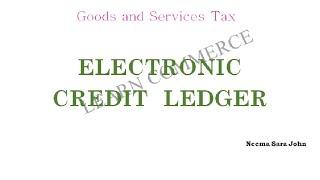 Electronic Credit Ledger (Malayalam)