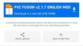 PVZ Fusion 2.1.7 English Mod Menu  | No Password, Mediafire Link, Latest Features!