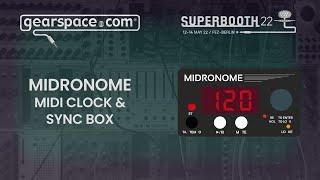 Midronome MIDI/clock/sync box - Gearspace @ Superbooth 2022