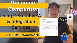 How to compare any Documents using GenAI with Integrations Services & LLM Framework