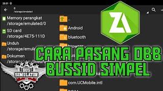 CARA MEMASANG OBB BUSSID || BUS SIMULATOR INDONESIA