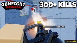 INSANE 300 KILL GAME! - GUNFIGHT ARENA (ROBLOX)