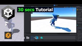 How to Import Mixamo Animation in Unity : 30 secs Tutorial