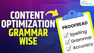 Content Optimization by Grammatically: Best Tips on Writing for SEO