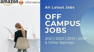 Latest Off Campus Job Opportunity | 2021, 2020, 2019, 2018 & Other Batch | The Coding Bytes
