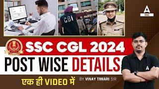 SSC CGL Post Details 2024 | SSC CGL Post Details And Job Profile | SSC CGL Full Details