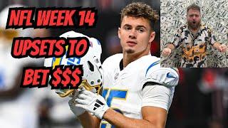 NFL WEEK 14 UPSETS TO BET| UNDERDOGS THAT WILL WIN !