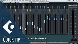 Configuring and Customising the MixConsole | Working Faster with the MixConsole