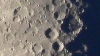 Moon Closeup: South Pole Side | Moon Watching Through Nikon Coolpix P1000