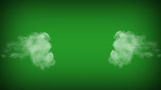 Green screen smoke effect | smoke green screen 4k | Green screen video