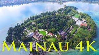 Insel Mainau am Bodensee von oben