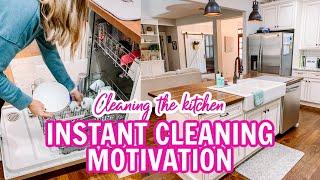 INSTANT CLEANING MOTIVATION | Cleaning the Kitchen Fast!