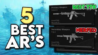 TOP 5 BEST ASSAULT RIFLE'S (After KRIG & FARA NERF) The New Meta AR? | Warzone Season 5