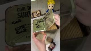 Eating 60 year old FALLOUT SHELTER Survival Crackers ️