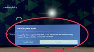 Google Play Games Fix Something went wrong & requires Play services Problem in Realme Smart Tv 2022