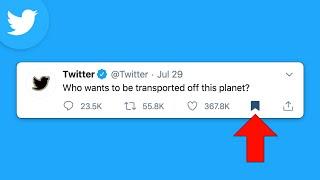 How to Bookmark a Tweet (Twitter)