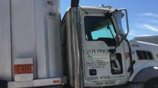 Dar Pro Solutions truck honors picket line