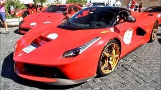 GIRL driving a Ferrari LaFerrari!