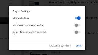 How To Make a Playlist on YouTube as OFFICIAL SERIES