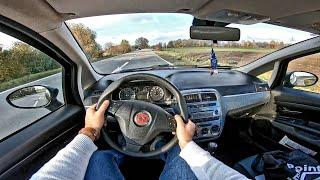 Fiat Punto 1.4 8V 77HP (2009) | POV Test Drive Onboard
