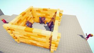 4x ARCHITECT vs 4x EVERY UNITS  | Totally Accurate Battle Simulator TABS