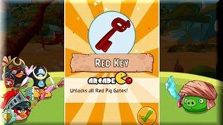 Angry Birds Epic - First Red Pig Gate Battle One Hit Kill - Angry Birds Epic Red Key Unlocked