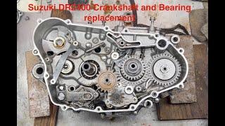 How to: Suzuki DRZ 400 Crankshaft and crank bearing replacement step by step