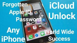 iCloud Unlock Any iPhone 4/5/6/7/8/X/11/12/13/14 with Forgotten Apple ID and Password World Wide️