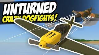 CRAZY DOGFIGHTS - Unturned WW2 Spitfire | Aerial Battles!