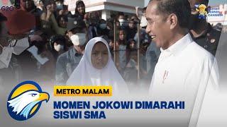 Momen Jokowi Dimarahi Siswi SMA