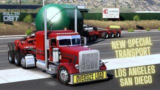 NEW SPECIAL TRANSPORT CALIFORNIA  | 4k | American Truck Simulator | Realistic Driving