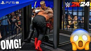 WWE 2K24 - WWE Elimination Chamber 2025 Main Event Match Prediction | PS5 Pro [4K60]