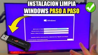 Cómo FORMATEAR tu PC e INSTALAR Windows 10 / 11 de FORMA LIMPIA desde USB (2024)   Paso a Paso