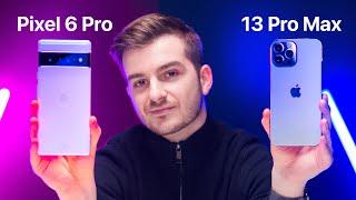 Pixel 6 Pro vs iPhone 13 Pro Max – ULTIMATE Camera Comparison!
