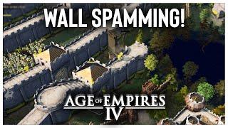 I stopped them with WALLS in Age of Empires 4!