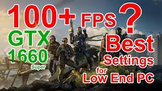 Warzone 3 Best Settings for Low End Gaming PC GTX 1660 Super Warzone 3 Best Settings