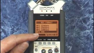 Zoom H4n Tutorial Review Mic Lo Cut and other Record Settings