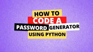 Password Generator - Beginner Project