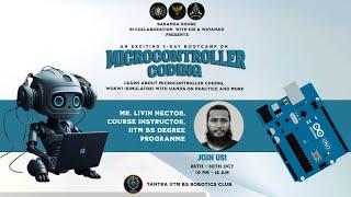 Microcontroller Coding | 3 Days Bootcamp | Day 1