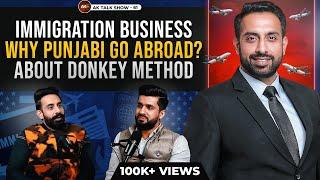 EP-61 Gurinder Bhatti About Donkey Method, Immigration Business ? | AK Talk Show
