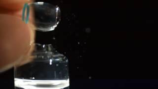 Slow Motion Of Opening a Single-Dose Glass Ampoule