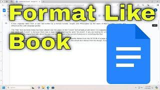 How to Format a Google Doc Like a Book [Guide]